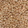 Koráliky, kovové, 2 mm - zlaté