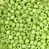 Koráliky, jednofarebné, 2 mm - svetlozelené