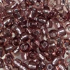 Koráliky, priehľadné, so strieborným lemovaním, 4 mm - fialové