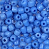 Koráliky, jednofarebné, 4 mm - stredne modré