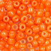 Koráliky, jednofarebné, 4 mm - oranžové