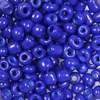 Koráliky, jednofarebné, 4 mm - tmavo modré