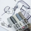 Sada akvarelových štetcových popisovačov Talens Ecoline Brush Pen - 5 ks, Grey