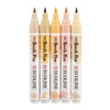 Sada akvarelových štetcových popisovačov Talens Ecoline Brush Pen - 5 ks, Beige-pink