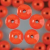 Drevené koráliky, 8 mm, 80 ks - 16, oranžové