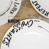 Popisovač na sklo a porcelán, Kreul Classic Calligraphy - 71 čierna