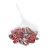 Sklenený štrk, 18-20 mm, 100 g - dúhový, červený