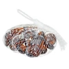 Sklenený štrk, 18-20 mm, 100 g - dúhový, topaz