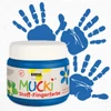 Ujjfesték textilre, Mucki, 150 ml - kék