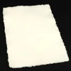 Embosovaný papier, umelecký, 200 g - A2, biely, cikcakový so strapcami na okrajoch