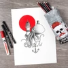 Obraz 4/4 - Sada na kreslenie a skicovanie Cretacolor Tattoo Set, 14 ks