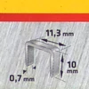 Tűzőkapocs, Topex, 10 mm, 1000 db, 41E310 méret