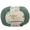 Háčkovacia priadza, Anchor Bio Bavlna, 50 g, vegánska - 00071 smaragdové jazero