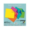 Papier na origami, Duo-Color - 80 g, 80 ks, 15x15 cm