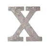 Písmeno zo zinku - X, 12 cm