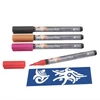 Sada tetovacích pier, Tattoo pen, 0,5-3 mm, 4 ks