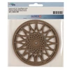 Papierová základňa lapača snov, perforovaná, 12 cm - hnedá