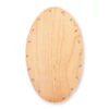 Obraz 1/2 - Základ pre tkanie košíkov, oválny - 10x17 cm, veľkosť otvorov 2,5 mm
