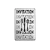 Pečiatka, Woodies, Vintage, 4x6 cm - Invitation invitation