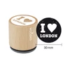 Pečiatka, Woodies, 3 cm - I love London