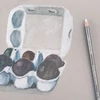 Cretacolor AquaGraph vodou zmývateľná grafitová ceruzka - biela