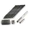 Obraz 2/5 - Grafitová sada na kreslenie Cretacolor Monolith Graphite Set, 11 ks- ov, v kovovej krabičke