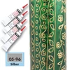Kontúrovacia farba Deka, vypaliteľná, 25 g - 96 strieborná