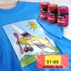 Obraz 6/6 - Deka Perm Metalická metalická farba na tkaniny 25 ml - 05 žltá