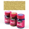 Obraz 1/6 - Deka Perm Metalická metalická farba na tkaniny 25 ml - 05 žltá