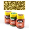 Trblietavá farba na textil Deka Perm Glitter  25 ml - 07 zlatožltá