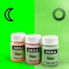 Farba svietiaca v tme Deka Color Disco - 64 zelená