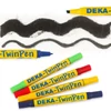 Obraz 1/4 - Obojstranná fixka na textil Deka TwinPen - 90 čierna