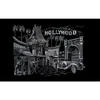Sada na gravírovanie obrázkov s rysovacou ihlou, 29x39 cm - Hollywood, strieborná