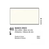 Olejová farba Ferrario Van Dyck, 20 ml - 01, zinc white