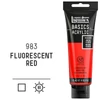 Akrylová farba Liquitex Basics, 118 ml - 983, fluorescent red