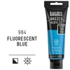 Akrylová farba Liquitex Basics, 118 ml - 984, fluorescent blue