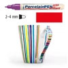 Popisovač na sklo a porcelán, Kreul Classic - 03 čerešňovo červená