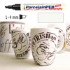 Popisovač na sklo a porcelán, Kreul Classic Calligraphy - 68 biela