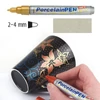 Popisovač na sklo a porcelán, Kreul Metallic - 16 strieborná