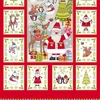 Obraz 3/4 - Patchworková tkanina- Makower - Festive Christmas 2019 2106-1 Panel, 60cm