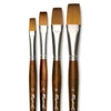 Plochý štetec s dlhými štetinami Raphael Precision 8930 - 0
