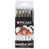Sada na kreslenie Sakura Pigma - 6 ks, Manga set, čierna