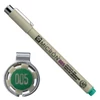 Technické pero Sakura Pigma Micron 005, 0,2 mm - zelené