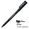 Popisovač Pigma Sensei 10, čierny - 1 mm