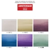 Sada akrylových farieb Talens Amsterdam - 6x20 ml, perleťové farby