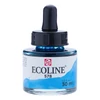 Tekutá akvarelová farba Talens Ecoline, 30 ml - 578, sky blue (cyan)