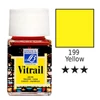 Farba na sklo na živicovej báze Vitrail, 50 ml - žltá