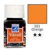 Farba na sklo na živicovej báze Vitrail, 50 ml - oranžová