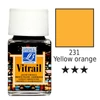 Farba na sklo na živicovej báze Vitrail, 50 ml - oranžová