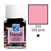 Farba na sklo na živicovej báze Vitrail, 50 ml - staroružová